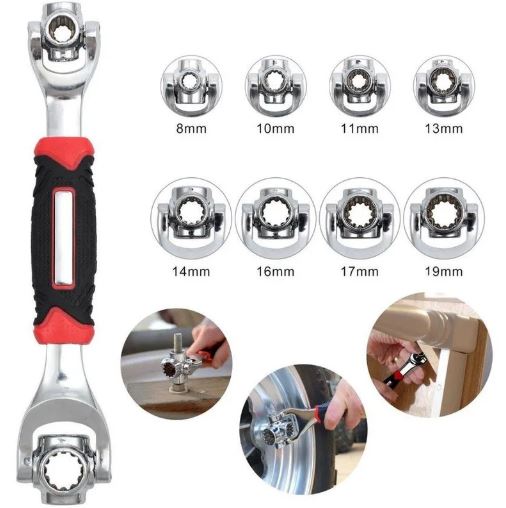 Llave multifuncional 48 en 1 - 360°.