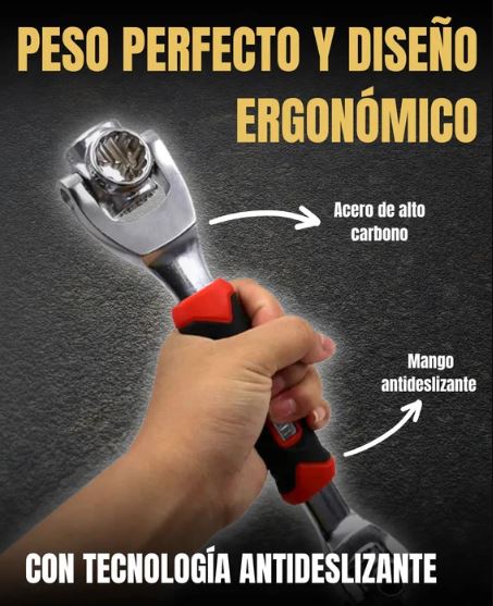 Llave multifuncional 48 en 1 - 360°.