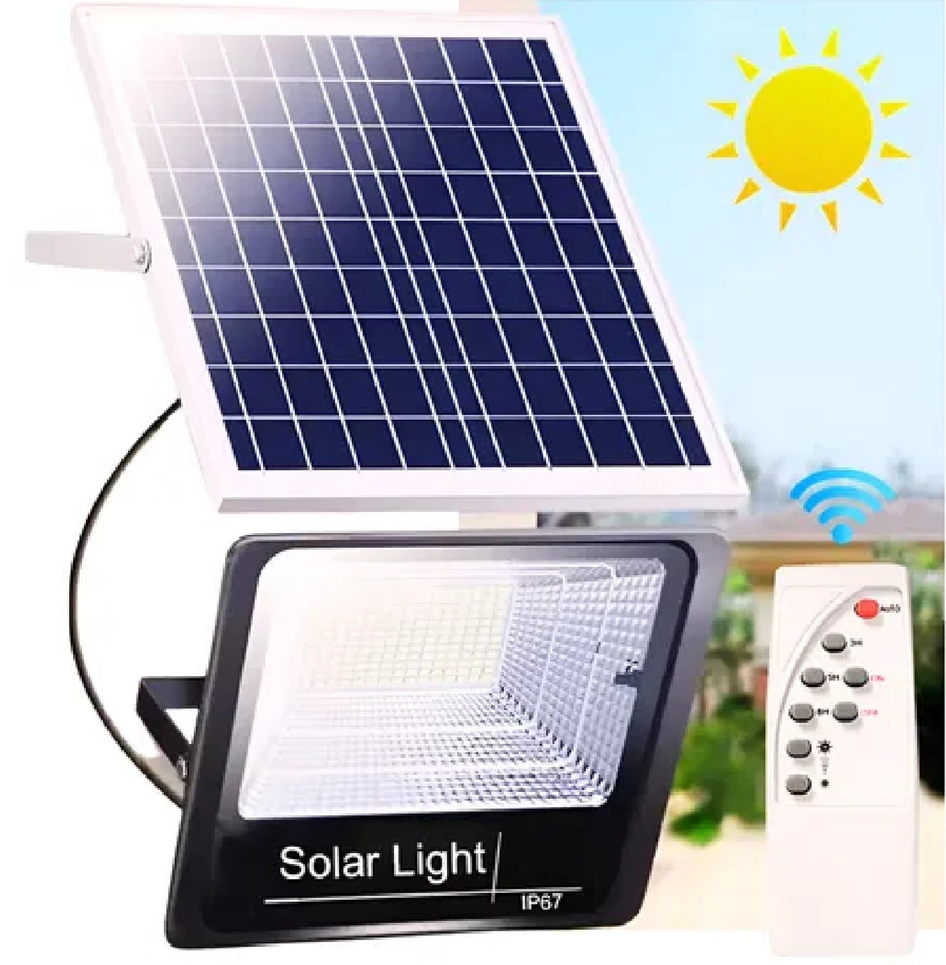 Kit Reflector Solar 200w Control Remoto
